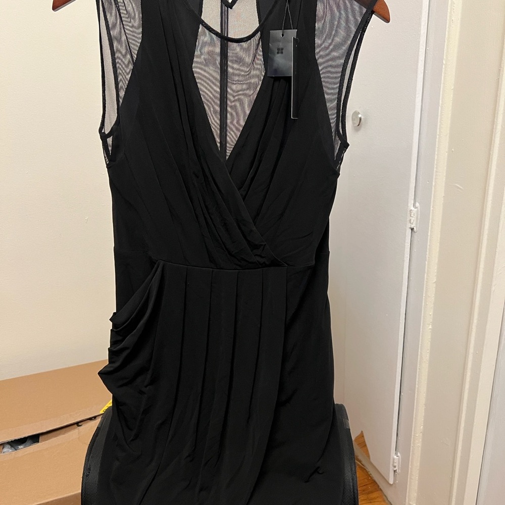 Elegant Black Sleeveless Dress